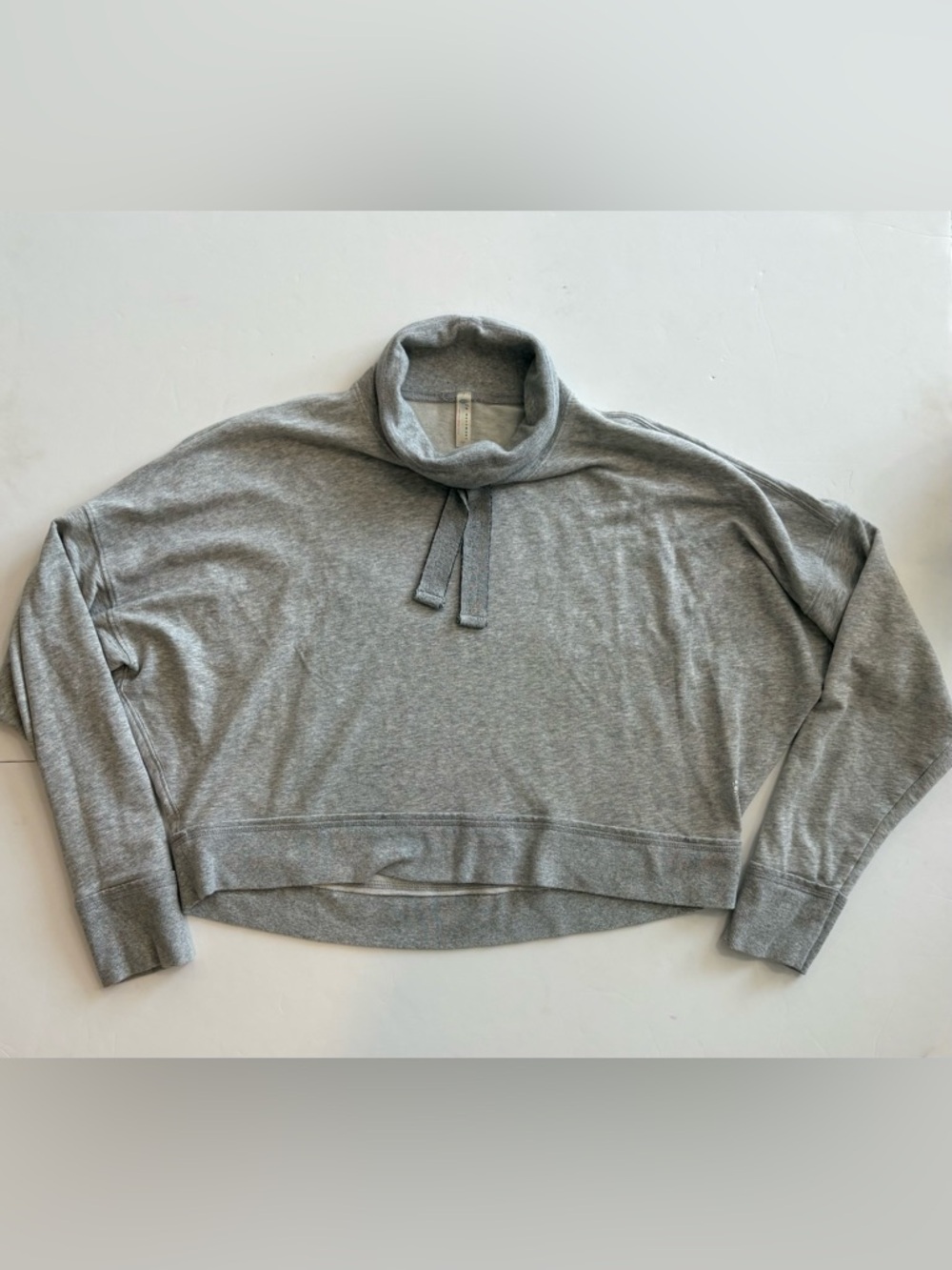 Free People Movement Gray Lara Pullover Mock Neck Sweater Small - Picture 3 of 8